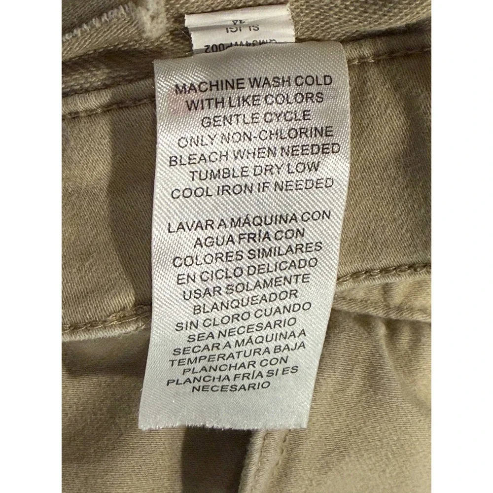 Quiksilver Mens Khaki Straight Leg 5-Pocket Chino Pants Size 34 Tan‎ RN169009